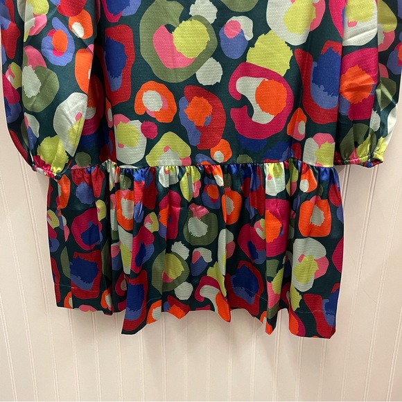 NWT Emily McCarthy Bella Dress in Winter Pop Cheetah Sz XL - Picture 12 of 13